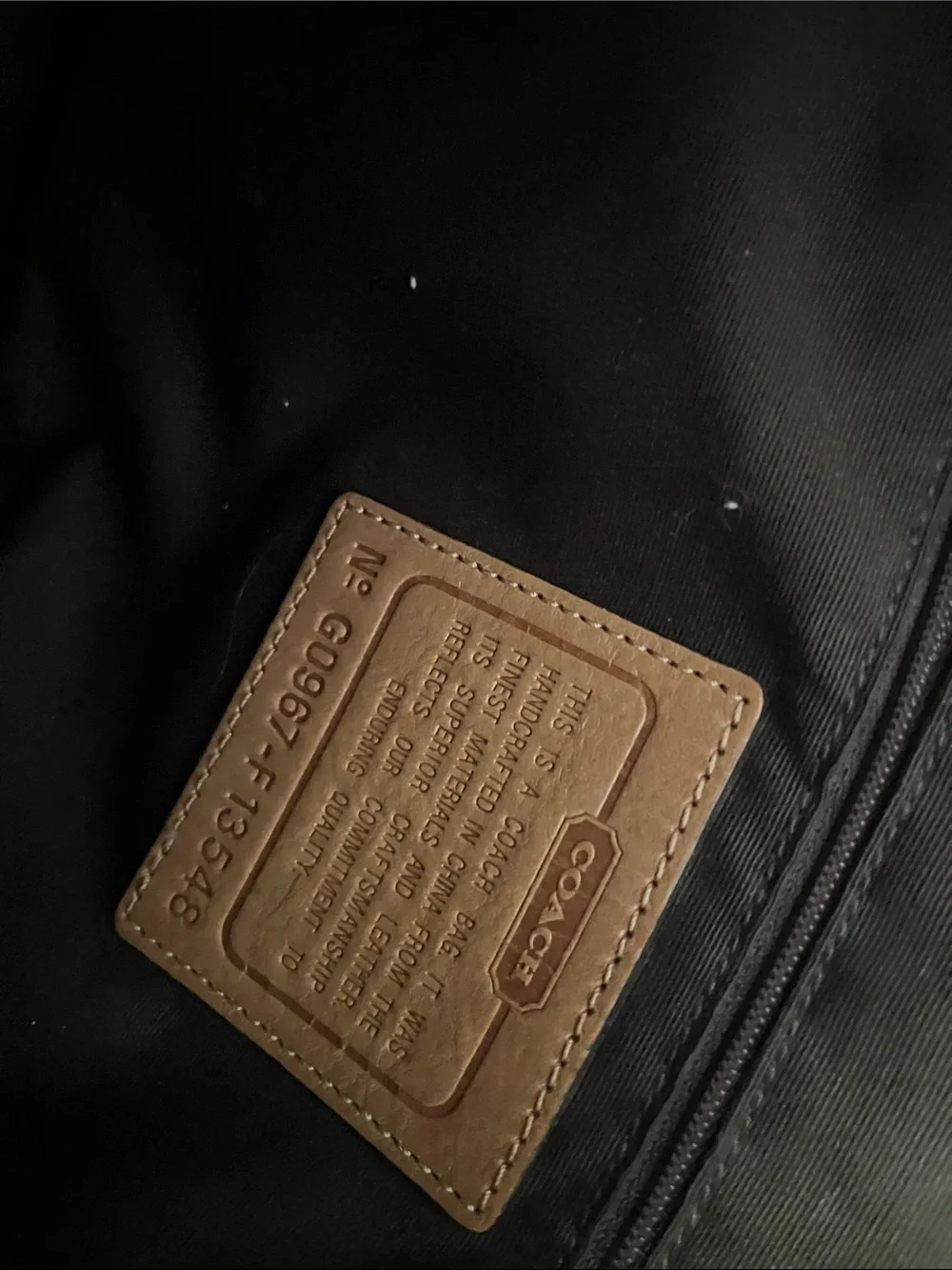 Coach Brown Signature Canvas Tote with Coin Pouch